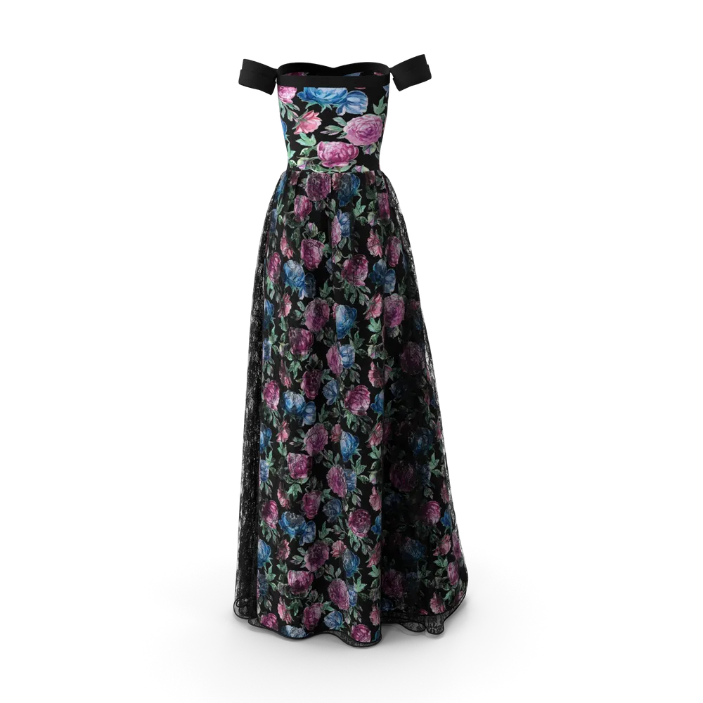 Black Women's Gown view 3