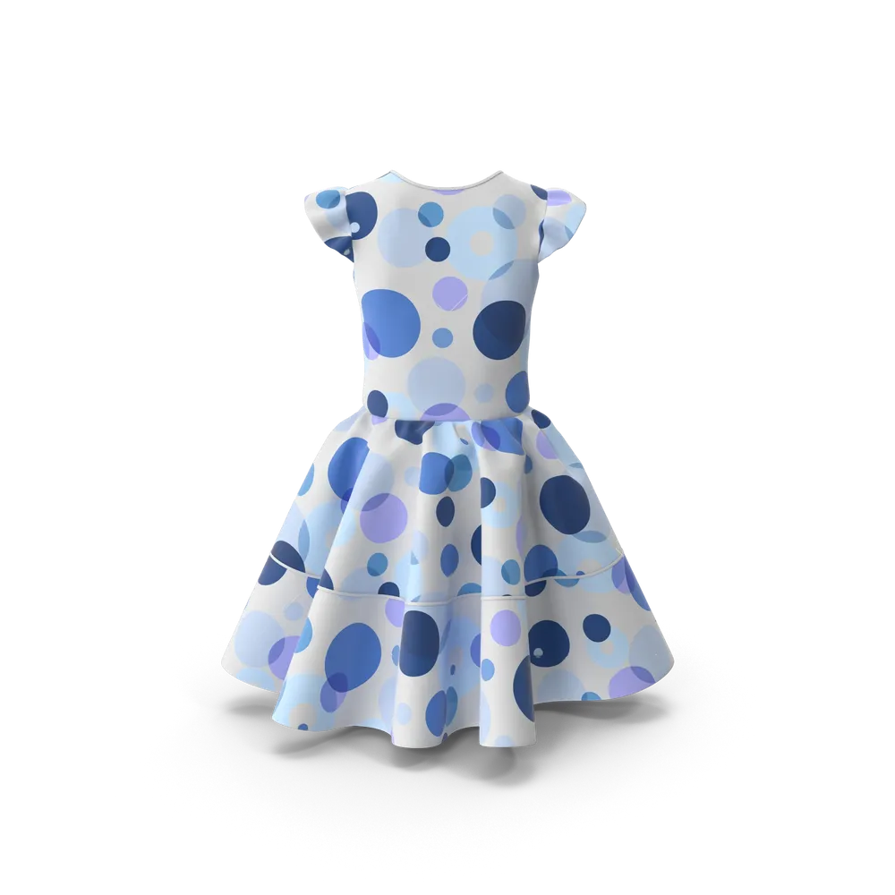 Blue Frock view 3