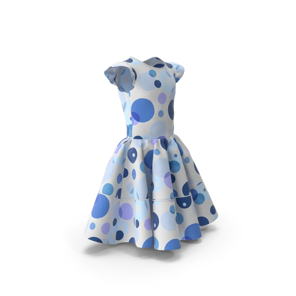Blue Frock view 4