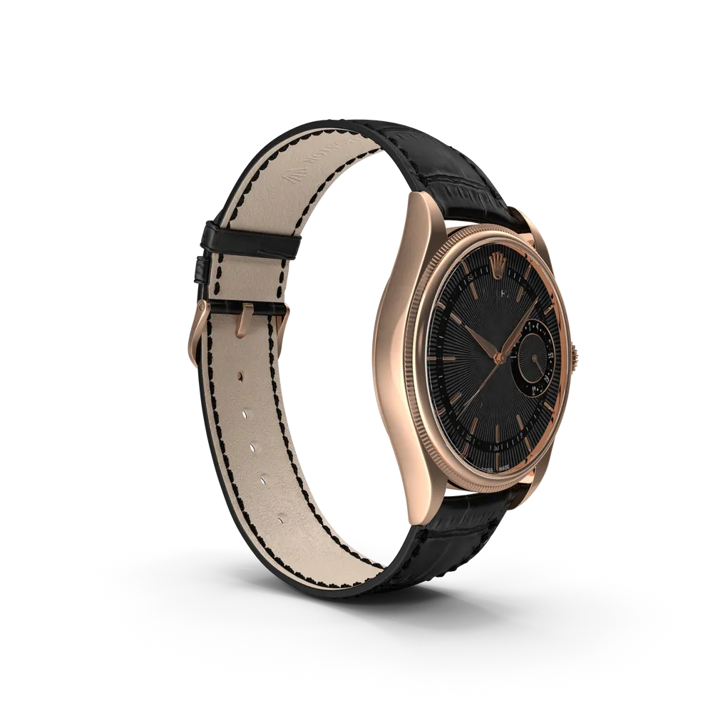 Rolex Cellini Date Black Dial view 3