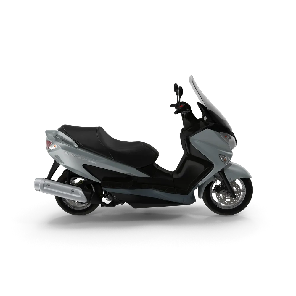 Scooter Motorcycle view 3