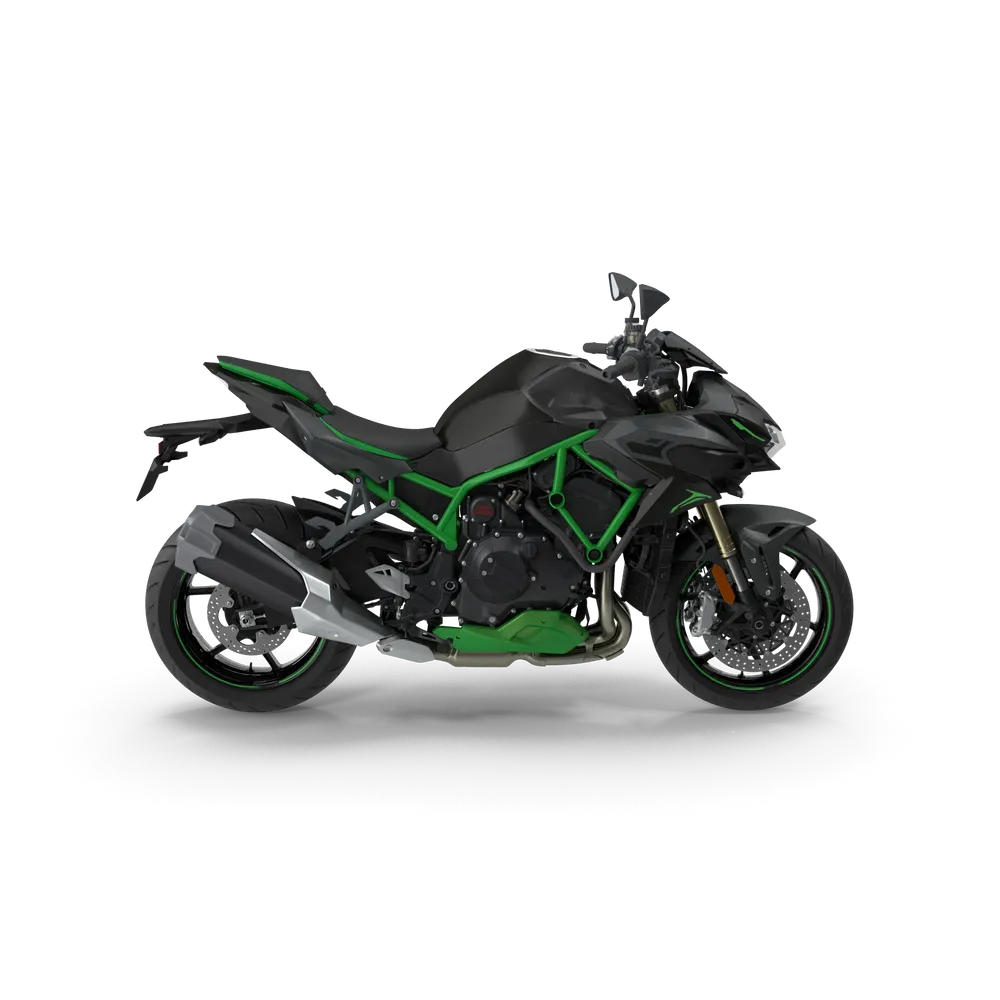 Sportbike Motorcycle view 3